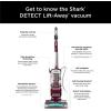 imageShark Detect Pro Speed LiftAway ADV Bagless Upright Vacuum with DuoClean Detect AntiAllergen LiftAway and Odor Neutralizer Technology LA742DirtDetect w SelfClean BrushOdor