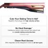 image:imageShark SilkiPro Straight  WettoDry Straightener  Rapid Blow Dryer  3 Interchangeable Combs  UltraFast Drying  No Heat Damage  for All Hair Types  Rose Petal  HT400PKPlum Satin