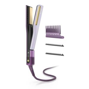 image:imageShark SilkiPro Straight  WettoDry Straightener  Rapid Blow Dryer  3 Interchangeable Combs  UltraFast Drying  No Heat Damage  for All Hair Types  Rose Petal  HT400PKRose Petal