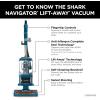 image:imageShark Navigator LiftAway ADV Upright Vacuum with HEPA Filter Powerful Pet Hair Pickup Advanced Swivel Steering Lightweight Versatility For Carpets amp Hard Floors Blue Jean LA301LiftAway with SelfCleaning Brushroll