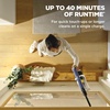 image:imageShark Cordless Pet Cordless Lightweight Stick Vacuum Cleaner Self Cleaning Brushroll 40 Min Runtime Removable Handheld XL Dust Cup Moonlight Blue IY143H