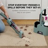 image:imageShark StainForce Cordless Spot Cleaner DualActivated Easy Spray Formula OXYPowered Cleaning Indoor  Outdoor Carpets Upholstery Car Seats amp Stairs Pet Urine amp Odor Remover 5 Tool HX102BRNStainForce Cordless Stain System Sage Green