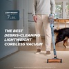 image:imageShark PowerDetect Speed Clean amp Empty Cordless Stick Vacuum  Luxe Collection Powerful Suction HEPA Filtration Carpet amp Hard Floor Portable Vacuum for Pet Hair Harbor Slate IA3246BLIce Blue