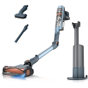 image:imageShark PowerDetect Speed Clean amp Empty Cordless Stick Vacuum  Luxe Collection Powerful Suction HEPA Filtration Carpet amp Hard Floor Portable Vacuum for Pet Hair Harbor Slate IA3246BLIce Blue