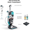 image:imageShark CarpetForce Ultra Upright Carpet Cleaner with HairPro PowerFins Brushroll Two Cleaning Modes Deep Clean Ultra Solution Powerful Stain and Odor Removal Copper EX551StainStriker