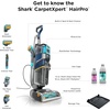 image:imageShark CarpetForce Ultra Upright Carpet Cleaner with HairPro PowerFins Brushroll Two Cleaning Modes Deep Clean Ultra Solution Powerful Stain and Odor Removal Copper EX551HairPro  StainStriker  7 Tool