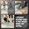 image:imageShark CarpetForce Ultra Upright Carpet Cleaner with HairPro PowerFins Brushroll Two Cleaning Modes Deep Clean Ultra Solution Powerful Stain and Odor Removal Copper EX551HairPro  StainStriker  7 Tool