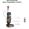 image:imageShark CarpetForce Ultra Upright Carpet Cleaner with HairPro PowerFins Brushroll Two Cleaning Modes Deep Clean Ultra Solution Powerful Stain and Odor Removal Copper EX551HairPro