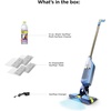 image:imageShark VACMOP Reveal Cordless Hard Floor Cleaner Vacuum amp Spray Mop Powerful Suction Lightweight Illumination Light 4 Disposable Pads 12oz Pet MultiSurface Cleaning Solution Blue VM401BLVacmop Reveal  4 Pads Blue