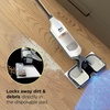 image:imageShark VACMOP Reveal Cordless Hard Floor Cleaner Vacuum amp Spray Mop Powerful Suction Lightweight Illumination Light 4 Disposable Pads 12oz Pet MultiSurface Cleaning Solution Blue VM401BLVacmop Reveal  4 Pads Ivory