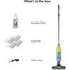 image:imageShark VACMOP Reveal Cordless Hard Floor Cleaner Vacuum amp Spray Mop Powerful Suction Lightweight Illumination Light 4 Disposable Pads 12oz Pet MultiSurface Cleaning Solution Blue VM401BLVacmop Reveal  4 Pads Green