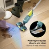 image:imageShark VACMOP Reveal Cordless Hard Floor Cleaner Vacuum amp Spray Mop Powerful Suction Lightweight Illumination Light 4 Disposable Pads 12oz Pet MultiSurface Cleaning Solution Blue VM401BLVacmop Reveal  4 Pads Green