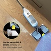 image:imageShark VACMOP Reveal Cordless Hard Floor Cleaner Vacuum amp Spray Mop Powerful Suction Lightweight Illumination Light 4 Disposable Pads 12oz Pet MultiSurface Cleaning Solution Blue VM401BLVacmop Reveal  4 Pads Blue