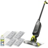 image:imageShark VACMOP Reveal Cordless Hard Floor Cleaner Vacuum amp Spray Mop Powerful Suction Lightweight Illumination Light 4 Disposable Pads 12oz Pet MultiSurface Cleaning Solution Blue VM401BLGray  4 Pads