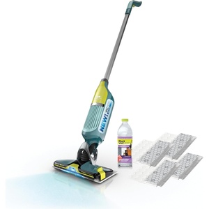image:imageShark VACMOP Reveal Cordless Hard Floor Cleaner Vacuum amp Spray Mop Powerful Suction Lightweight Illumination Light 4 Disposable Pads 12oz Pet MultiSurface Cleaning Solution Blue VM401BLVacmop Reveal  4 Pads Green