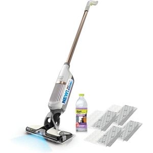 image:imageShark VACMOP Reveal Cordless Hard Floor Cleaner Vacuum amp Spray Mop Powerful Suction Lightweight Illumination Light 4 Disposable Pads 12oz Pet MultiSurface Cleaning Solution Blue VM401BLVacmop Reveal  4 Pads Ivory