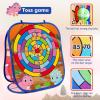 imageAnimal Bean Bag Toss Game Toy Outdoor Toss Game Family Party Party Supplies for Kids Gift for Boys Birthday or Christmas for Toddlers Ages 3 4 5 6 Year OldDinosaur