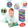 imageBaby Bath Books Nontoxic Fabric Soft Baby Cloth Books Early Education Toys Waterproof Baby Books for Toddler Infants Perfect Shower Toys Kids Bath Toys Birthday Gift Pack of 812PCS