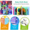 imageBaby Bath Books Nontoxic Fabric Soft Baby Cloth Books Early Education Toys Waterproof Baby Books for Toddler Infants Perfect Shower Toys Kids Bath Toys Birthday Gift Pack of 812PCS