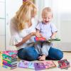 imageBaby Bath Books Nontoxic Fabric Soft Baby Cloth Books Early Education Toys Waterproof Baby Books for Toddler Infants Perfect Shower Toys Kids Bath Toys Birthday Gift Pack of 812PCS