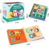 imageBaby Bath Books Nontoxic Fabric Soft Baby Cloth Books Early Education Toys Waterproof Baby Books for Toddler Infants Perfect Shower Toys Kids Bath Toys Birthday Gift Pack of 88pcs