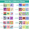 imageBaby Bath Books Nontoxic Fabric Soft Baby Cloth Books Early Education Toys Waterproof Baby Books for Toddler Infants Perfect Shower Toys Kids Bath Toys Birthday Gift Pack of 812PCS