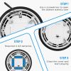 imageHover Soccer Ball Boy Toy Air Power Floating Hover Soccer with LED Light ampamp Soft Foam Bumper Kids Training Soccer Ball Indoor Outdoor Game Birthday Gifts for Age 3 4 5 6 7 810 Years Old Boys GirlsWhite