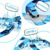 imageTrack Car Toys 269 PCS Racing Tracks Toy Create A Frozen World Race Road Flexible Tracks Playset ampamp 2 PCS Cool Race Cars Toddler Toys Birthday Gifts for Age 3 4 5 6 Year Old Boys GirlsBlue