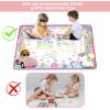 imageWater Doodle Mat  Kids Painting Writing Color Doodle Drawing Mat Toy Bring Magic Pens Educational Toys for Age 2 3 4 5 6 7 Year Old Girls Boys Age Toddler GiftPink