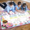 imageWater Doodle Mat  Kids Painting Writing Color Doodle Drawing Mat Toy Bring Magic Pens Educational Toys for Age 2 3 4 5 6 7 Year Old Girls Boys Age Toddler GiftPink