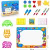 imageWater Doodle Mat  Kids Painting Writing Color Doodle Drawing Mat Toy Bring Magic Pens Educational Toys for Age 2 3 4 5 6 7 Year Old Girls Boys Age Toddler GiftOcean