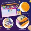 imageWater Doodle Mat  Kids Painting Writing Doodle Toy Board  Color Doodle Drawing Mat Bring Magic Pens Educational Toys for Age 3 4 5 6 7 8 9 10 11 12 Year Old Girls Boys Age Toddler Gift PinkPurple