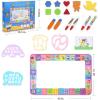 imageWater Doodle Mat  Kids Painting Writing Doodle Toy Board  Color Doodle Drawing Mat Bring Magic Pens Educational Toys for Age 3 4 5 6 7 8 9 10 11 12 Year Old Girls Boys Age Toddler Gift PinkPink