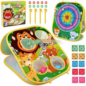 imageAnimal Bean Bag Toss Game Toy Outdoor Toss Game Family Party Party Supplies for Kids Gift for Boys Birthday or Christmas for Toddlers Ages 3 4 5 6 Year OldAnimal