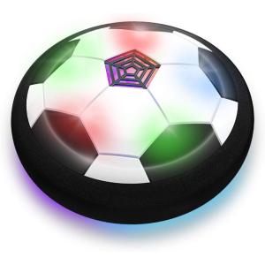imageHover Soccer Ball Boy Toy Air Power Floating Hover Soccer with LED Light ampamp Soft Foam Bumper Kids Training Soccer Ball Indoor Outdoor Game Birthday Gifts for Age 3 4 5 6 7 810 Years Old Boys GirlsWhite