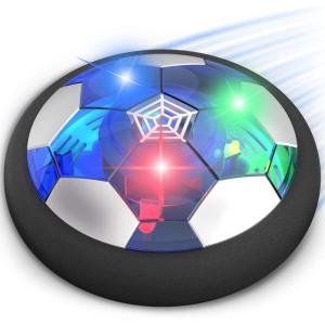 imageHover Soccer Ball Boy Toy Air Power Floating Hover Soccer with LED Light ampamp Soft Foam Bumper Kids Training Soccer Ball Indoor Outdoor Game Birthday Gifts for Age 3 4 5 6 7 810 Years Old Boys GirlsBlue