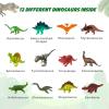 imageDig Up Dinosaur Fossil Eggs Break Open 12 Unique Eggs and Discover 12 Cute Dinosaurs Easter Digging Toy for 3 4 5 6 7 8 912 Year Old Boys Archaeology Science STEM GiftBlue