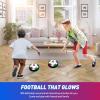 imageLED Hover Soccer Ball Boy Toys Air Power Kids Training Ball Playing Football Indoor Outdoor Game Birthday Gifts for Age 3 4 5 6 7 810 Years Old Boys Girls  Soccer 2PCS BlackBlackblack