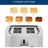 imageGE 2 Slice Stainless Steel Toaster Extra Wide Slots for Toasting Bagels Breads Waffles ampamp More 7 Adjustable Shade Settings Removable Crumb Tray Countertop Kitchen Essentials 850 Watts2Slice