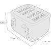 imageGE 2 Slice Stainless Steel Toaster Extra Wide Slots for Toasting Bagels Breads Waffles ampamp More 7 Adjustable Shade Settings Removable Crumb Tray Countertop Kitchen Essentials 850 Watts4Slice