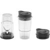 imageGE 5Speed Blender  2 16 Ounce Blender Cups  Kitchen Essentials Blender for Shakes Smoothies ampamp More  Large 64 oz Tritan Jar 810 Servings  Stainless Steel Blades ampamp Exterior Finish  1000 WattsBlender with Personal Cups