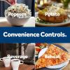 imageGE Countertop Microwave Oven Compact 07 Cubic Ft 700watt Capacity 6 Auto Cooking Settings Kitchen Essentials for the Countertop Dorm Room or Apartment Stainless SteelStainless Steel