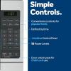 imageGE Countertop Microwave Oven Compact 07 Cubic Ft 700watt Capacity 6 Auto Cooking Settings Kitchen Essentials for the Countertop Dorm Room or Apartment Stainless SteelStainless Steel