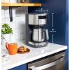 imageGE Drip Coffee Maker With Timer  10Cup Thermal Carafe Pot Keeps Coffee Warm for 2 Hours  Adjustable Brew Strength  Wide Shower Head for Maximum Flavor  Kitchen Essentials  Stainless SteelNew Thermal Carafe