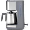 imageGE Drip Coffee Maker With Timer  10Cup Thermal Carafe Pot Keeps Coffee Warm for 2 Hours  Adjustable Brew Strength  Wide Shower Head for Maximum Flavor  Kitchen Essentials  Stainless SteelNew Thermal Carafe