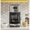 imageGE Drip Coffee Maker With Timer  12Cup Glass Carafe Coffee Pot With Adjustable Keep Warm Plate  Wide Shower Head for Maximum Flavor  Kitchen Essentials  Stainless SteelOld Glass Carafe