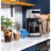 imageGE Drip Coffee Maker With Timer  12Cup Glass Carafe Coffee Pot With Adjustable Keep Warm Plate  Wide Shower Head for Maximum Flavor  Kitchen Essentials  Stainless SteelNew Glass Carafe