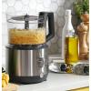 imageGE Food Processor 12 Cup  Complete with 3 Feeding Tubes ampamp Stainless Steel Accessories3 Discs  Dough Blade  3 Speed  for Shredded Cheese Chicken ampamp More  Kitchen Essentials  550 WattsFood Processor