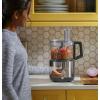 imageGE Food Processor 12 Cup  Complete with 3 Feeding Tubes ampamp Stainless Steel Accessories3 Discs  Dough Blade  3 Speed  for Shredded Cheese Chicken ampamp More  Kitchen Essentials  550 WattsFood Processor