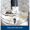 imageGE Food Processor 12 Cup  Complete with 3 Feeding Tubes ampamp Stainless Steel Accessories3 Discs  Dough Blade  3 Speed  for Shredded Cheese Chicken ampamp More  Kitchen Essentials  550 WattsFood Processor with Accessories